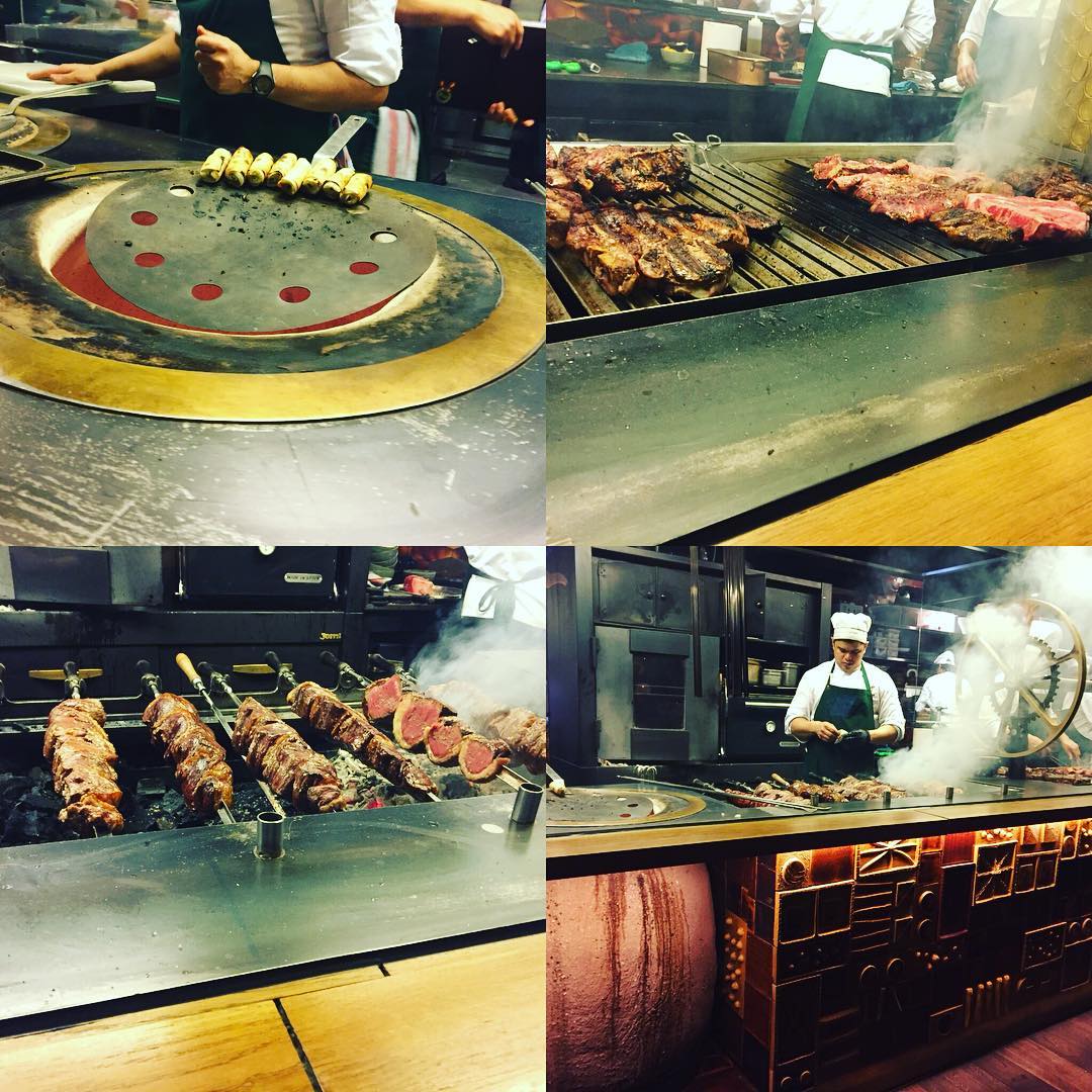 Roser Amills en el restaurante Amazónico de Madrid