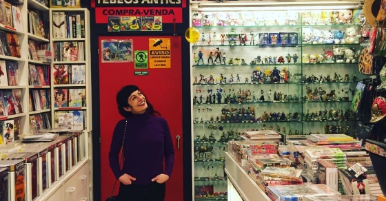 Roser Amills tienda de comics