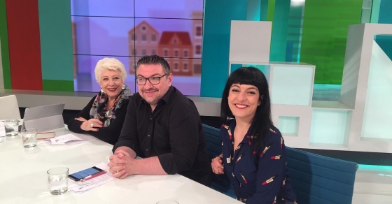 roser amills amb xisco nadal i laura pons olives a ib3