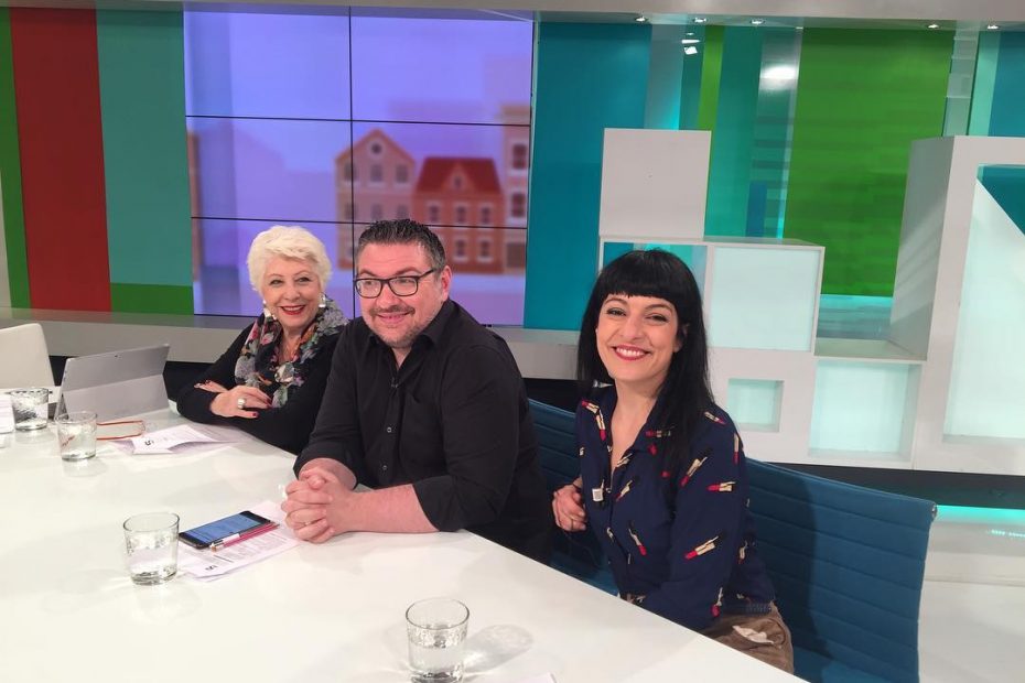 roser amills amb xisco nadal i laura pons olives a ib3