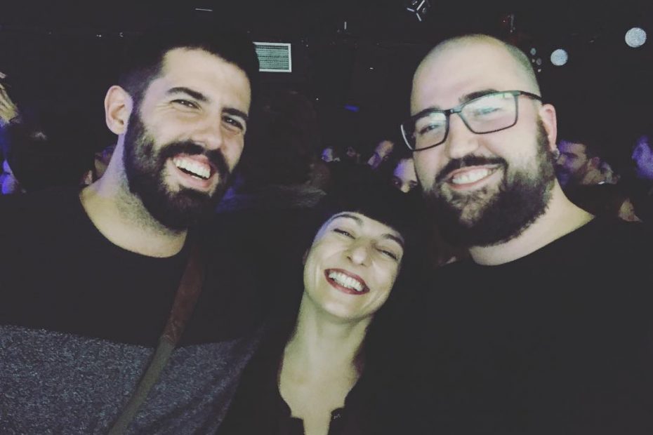 Roser Amills con La Pegatina