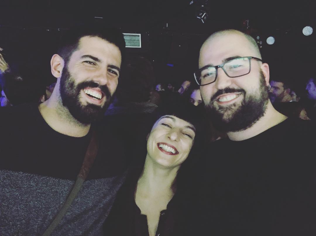 Roser Amills con La Pegatina