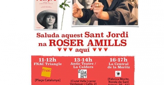 Enguany Sant Jordi cau en dilluns i m’agradaria molt començar la setmana amb una abraçada vostra!!! 2 Enguany Sant Jordi cau en dilluns i m’agradaria molt començar la setmana amb una abraçada vostra!!! - Roser Amills, escritora mallorquina
