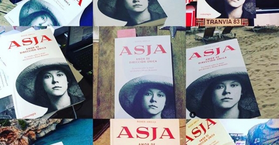 Gràcies @helenmes per haver triat llegir la novel.la sobre #asjalacis & #walterbenjamin. La teva lectura fa justícia amb aquesta important dona! - Roser Amills, escritora mallorquina