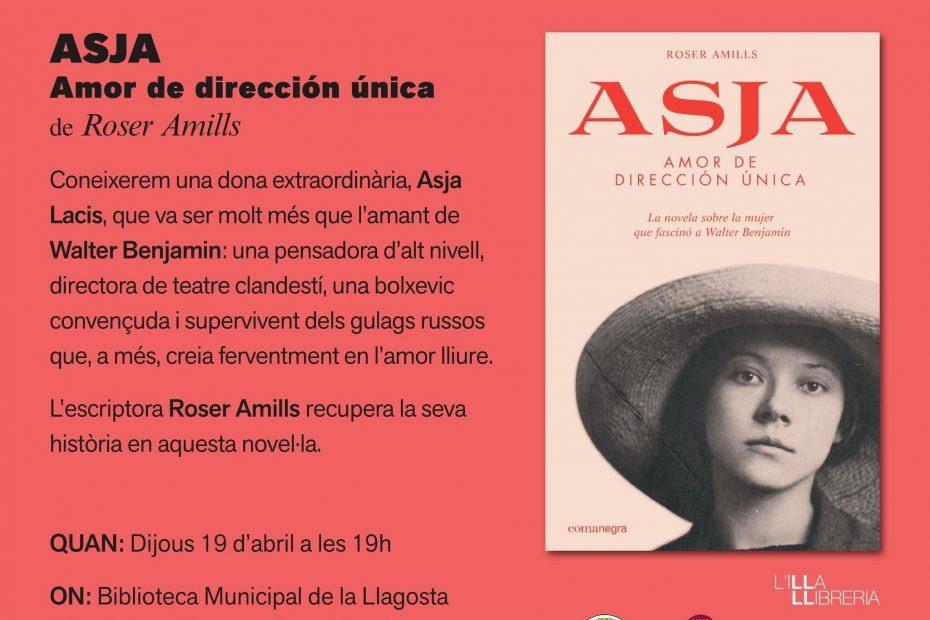 Can Pelegri, Resistencia Literaria presentacio d’Asja. Amor de direccion unica, de Roser Amills. Comanegra, Llibreria L’Illa i la Biblioteca La Llagosta