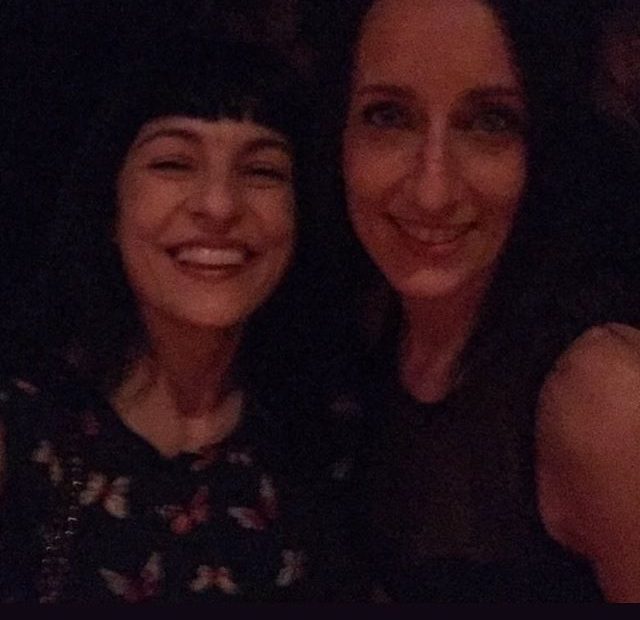 Roser Amills con Pili Blanco