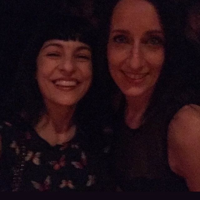 Roser Amills con Pili Blanco