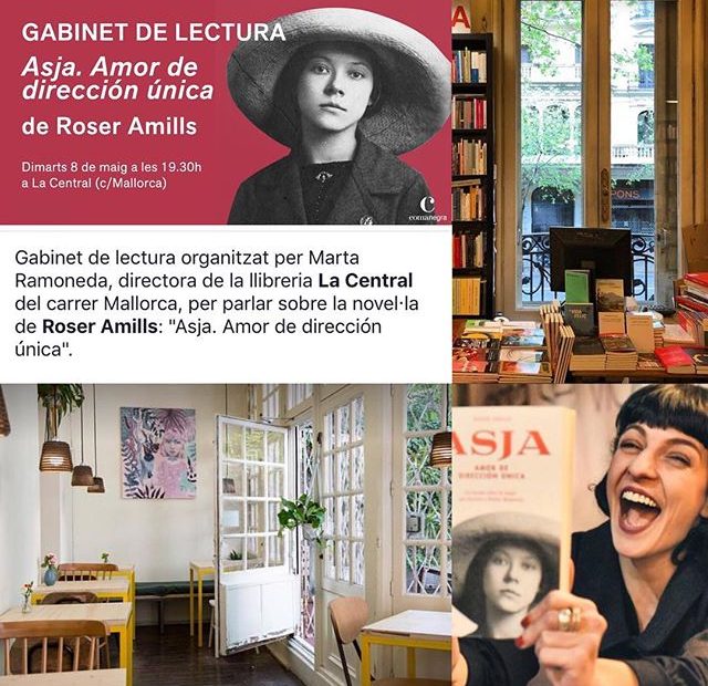 Gninet de lectura a La central per parlar de la novel:la sobre Asja Lacis de Roser Amills