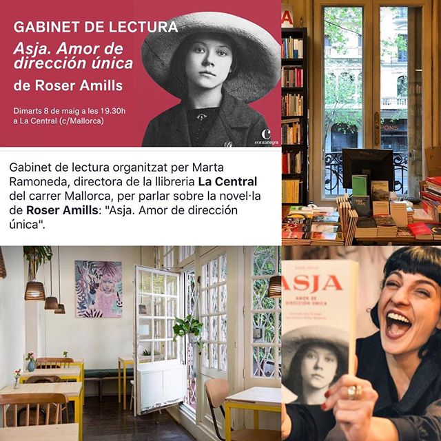 Gninet de lectura a La central per parlar de la novel:la sobre Asja Lacis de Roser Amills