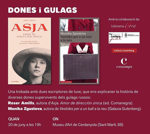 Roser Amills i Monika Zgustova presenten les seves novel.les a Cerdanyola, llibreria Efora