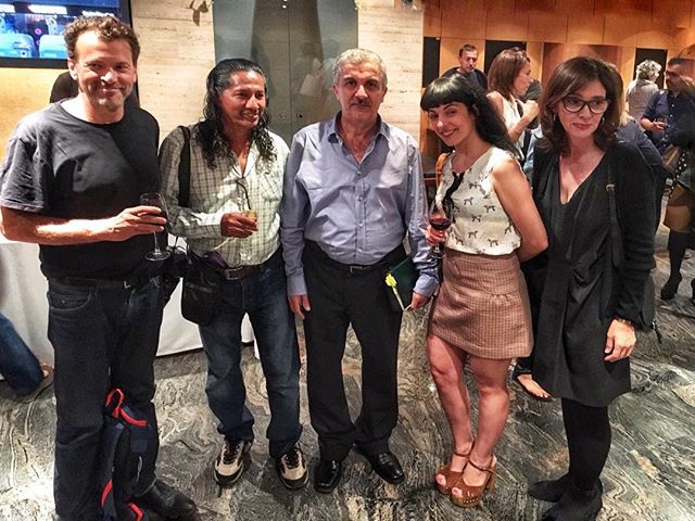 Roser Amills junto a David Gau, Yaroub Ali y Bernardino Hernández, entrega Premio Miguel Gil Moreno. Con David Trias, Juan Pablo Villalobos, Bru Rovira, Álvaro Colomer, Patrocinio Macián y Silvia Rual, de Orbyce. Fotografía de Phacus.