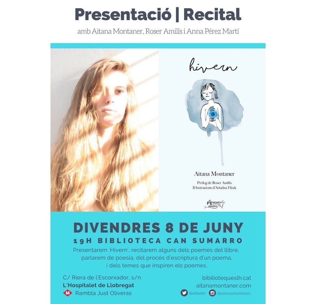 Roser Amills presenta Aitana Montaner a Hospitalet de Llobregat