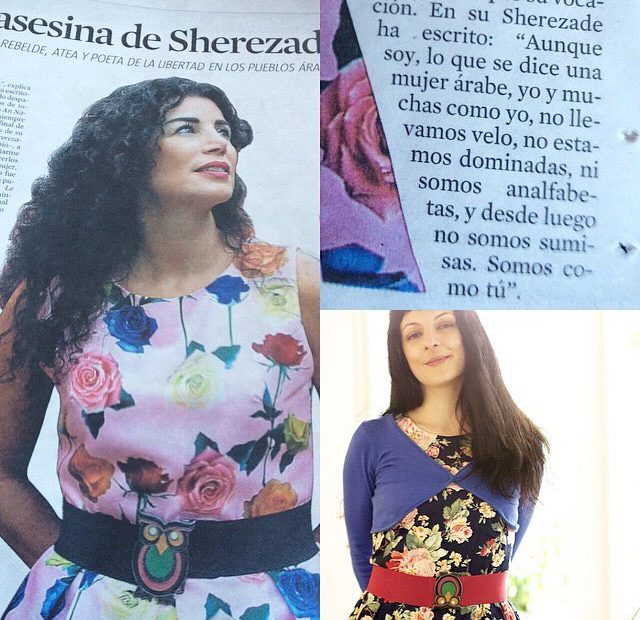 roser amills y joumana haddad comparten vestido y cinturon