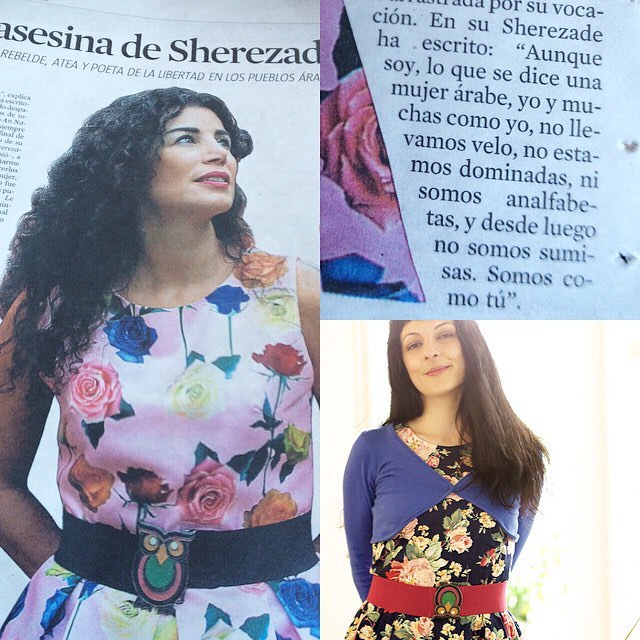 roser amills y joumana haddad comparten vestido y cinturon