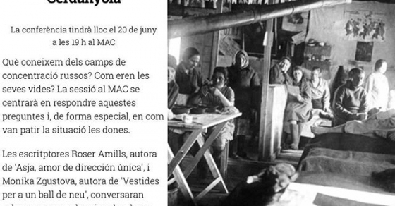 Les dones del gulag recuperen la veu al MAC Can Domènech #Cerdanyola @llibreria_efora @Comanegra @G_Gutenberg @monikazgustova - Roser Amills, escritora mallorquina