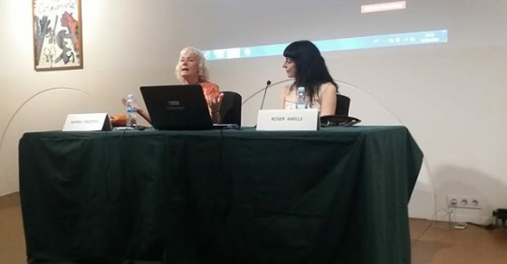 Roser Amills comparte mesa con Monika Zgustova en la Llibreria Efora - Roser Amills, escritora mallorquina