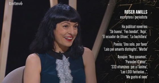 Des dels 20 anys lluito per explicar històries, i la meravellosa @taniasafuraadam en va voler parlar ahir així al Terricoles de @beteve. Gràcies!! - Roser Amills, escritora mallorquina