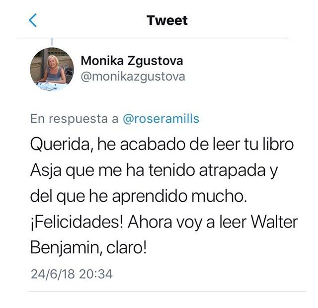 Monika Zgustova escribre sobre la novela de roser amills