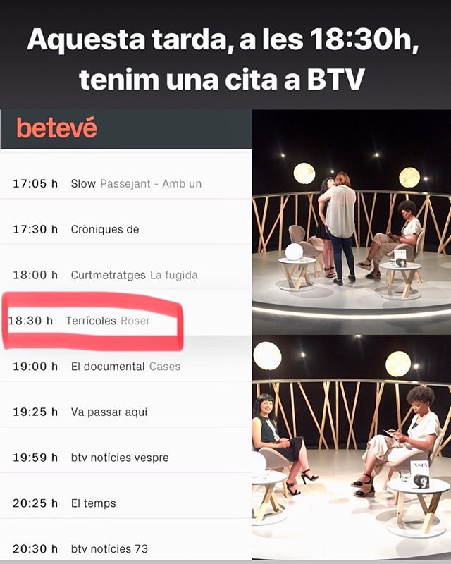 Roser Amills, entrevista a Betevé