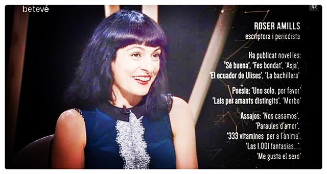 Roser Amills fa vint anys que lluita per explicar històries, i la meravellosa Tània Safura Adam en va voler parlar així al programa Terrícoles de betevé. Gràcies.
