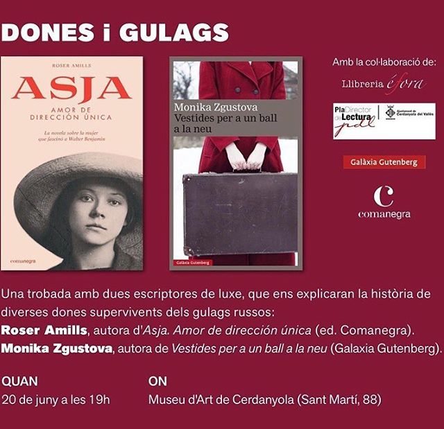 Roser Amills y Monika Zgustova presentan sus novelas en Éfora de Cerdanyola