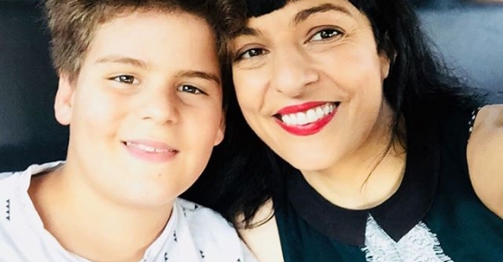 Roser Amills y su hijo Juan en TERRICOLES de BTV