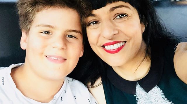 Roser Amills y su hijo Juan en TERRICOLES de BTV