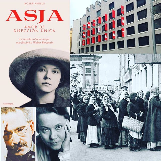 Roser presenta su novela sobre asja lacis en la sede de UGT de barcelona