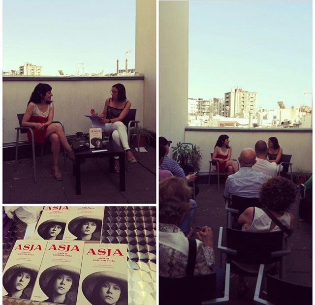 Roser presenta su novela sobre asja lacis en la sede de UGT de barcelona