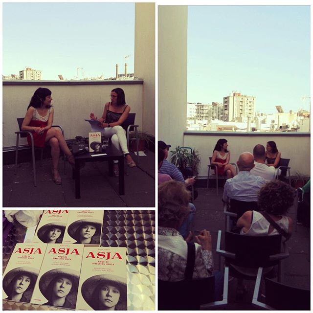 Roser presenta su novela sobre asja lacis en la sede de UGT de barcelona