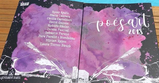Ja tenim el llibre del #PoésArt 2018 - Roser Amills, escritora mallorquina
