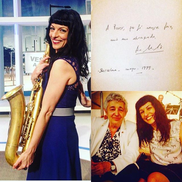 roser amills #AnaMariaMoix “yo lo que quería era tocar el saxo” en #notimeforflowers