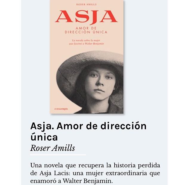 Asja lacis, novela de roser amills