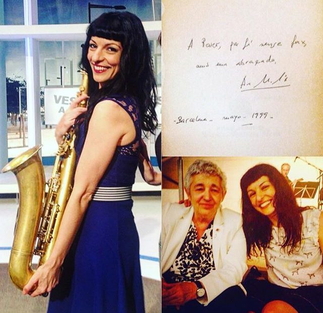 roser amills i Ana Maria Moix “yo lo que queria era tocar el saxo” en no time for flowers