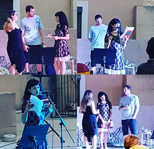 Roser Amills recital Poesart 2018 amb Laura Torres i David Guijosa