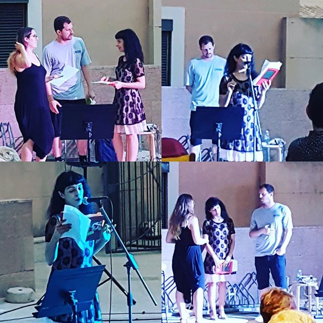 Roser Amills recital Poesart 2018 amb Laura Torres i David Guijosa