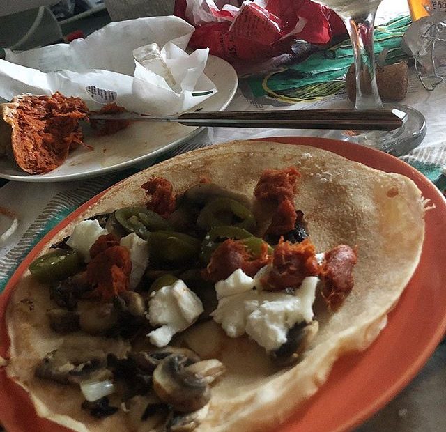 Crepes caseras del novio frances