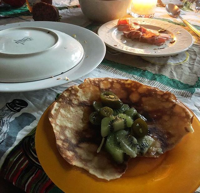 Crepes caseras del novio frances