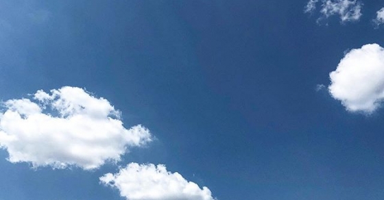 El cielo de hoy durante una jornada de escritura