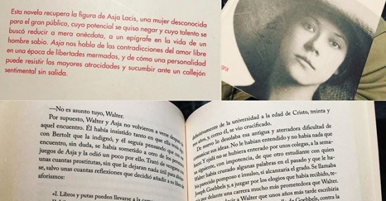Fragmento de la novela sobre Asja Lacis de Roser Amills