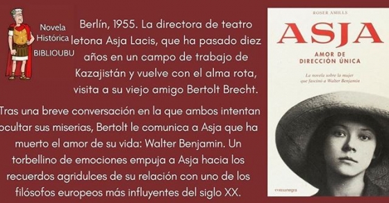 Novela de Roser Amills sobre Asja Lacis en la biblioteca Ubu, Burgos
