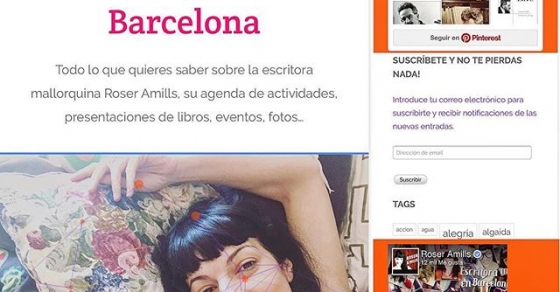 Roser Amills anuncia la nueva versión de roseramills.com, más rápida y accesible