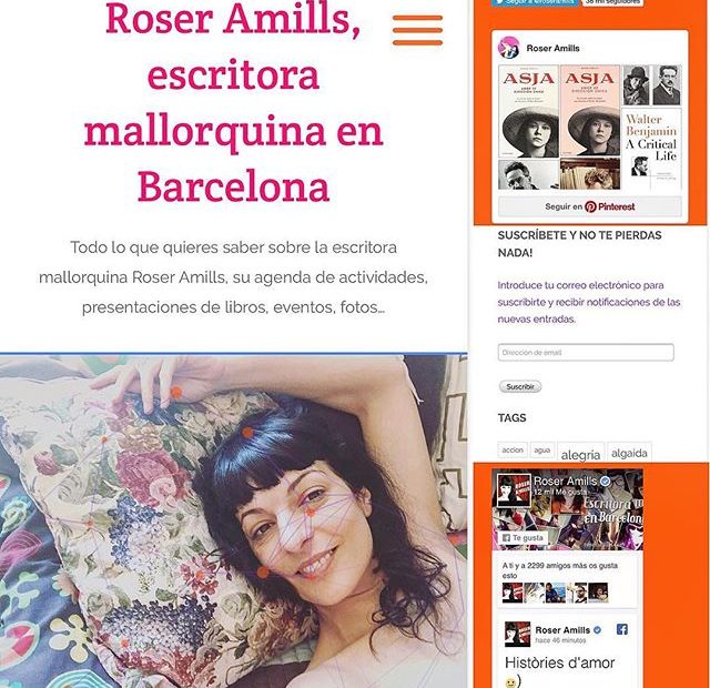 Roser Amills anuncia la nueva version de roseramills.com, mas rapida y accesible