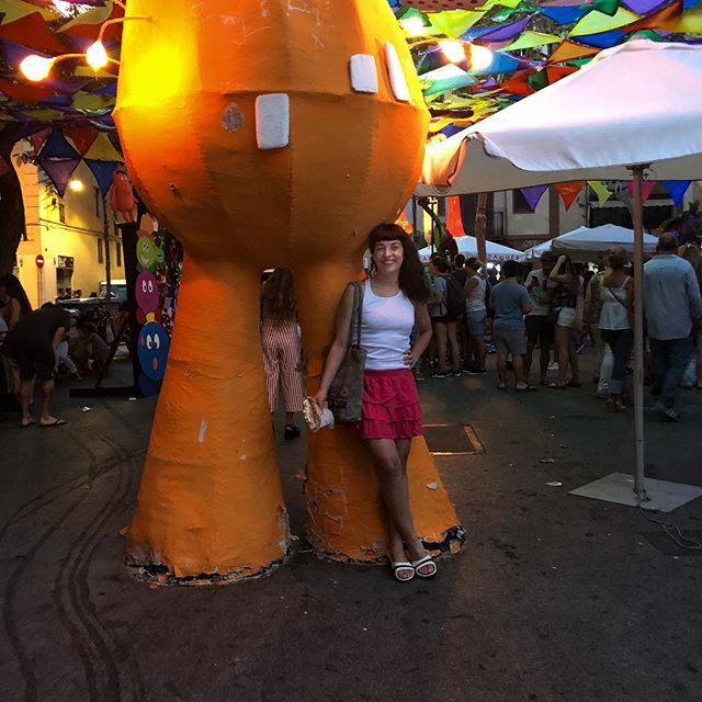 Roser Amills festes de Gràcia 2018 a la plaça de la Vila