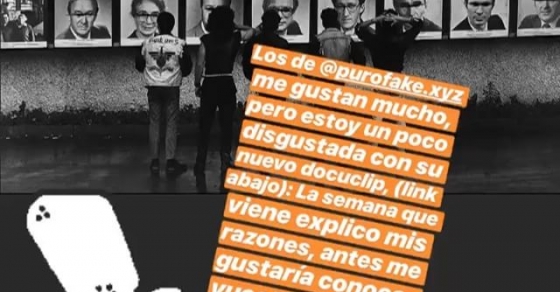 Los de @purofake.xyz tienen ideas gloriosas, pero su nuevo docuclip no me entusiasma, por cursi: por favor, miradlo y contadme qué sensación os provoca, vamos a pensar un poco juntos !!! - Roser Amills, escritora mallorquina