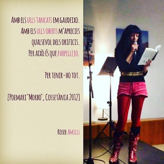 Poema de Roser Amills: Parpellejo