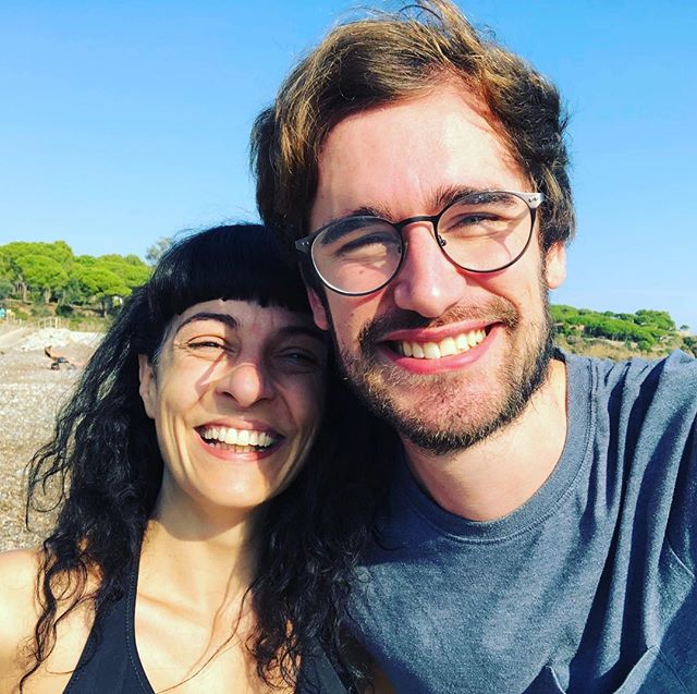 Qué divertido! Encuentro por sorpresa en #portdelaselva con @marchdz3, mira @goyoprados ;))