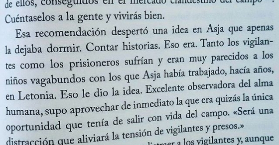 Fragmento de la novela de Roser Amills sobre Asja Lacis