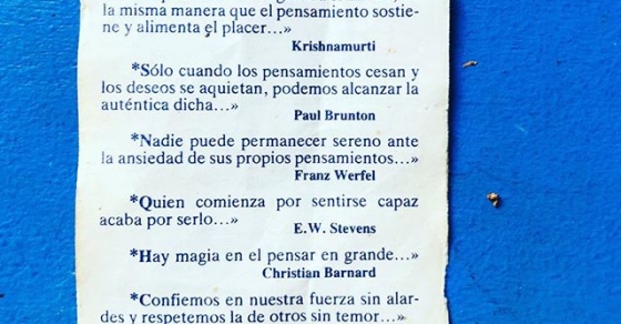 Hay magia en el pensar, citas celebres