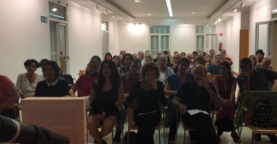 Presentacion en Portbou de la novela de Roser Amills sobre Asja Lacis